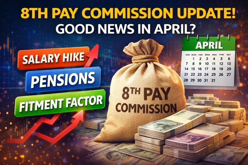 8th Pay Commission update salary hike pension fitment factor April news